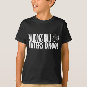 Bulldoggar härskar tee shirt