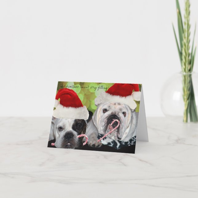 Bulldoggar Helgkort (Framsida)