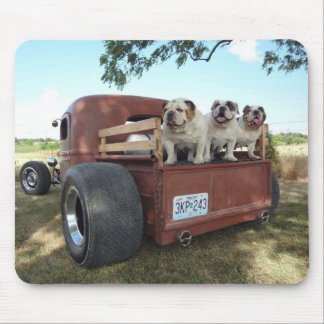Bulldoggar och råtta Stänger Mousepad Musmatta