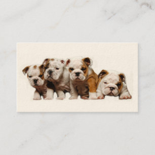 Bulldoggavelsdjurvisitkort Visitkort