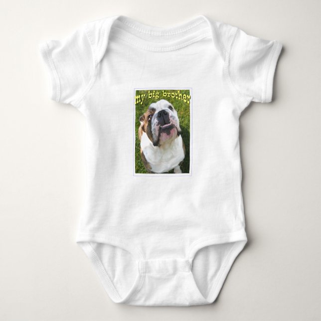 Bulldoggbabyskjorta Tee (Framsida)