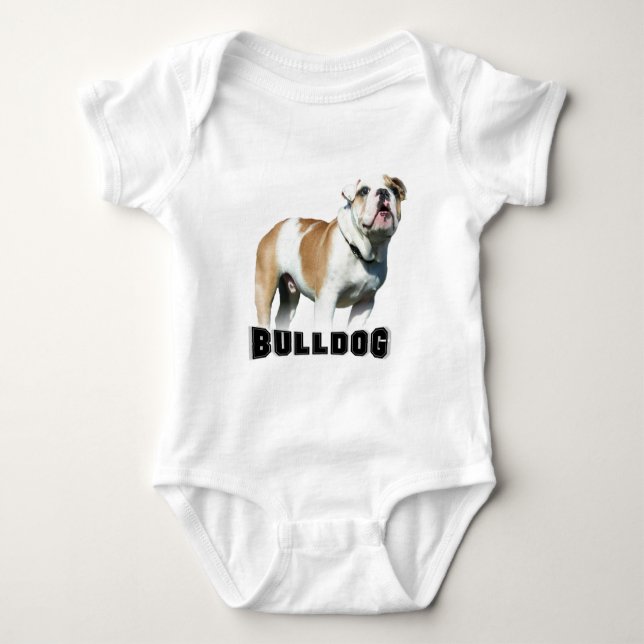 bulldoggbebisskjorta tee (Framsida)