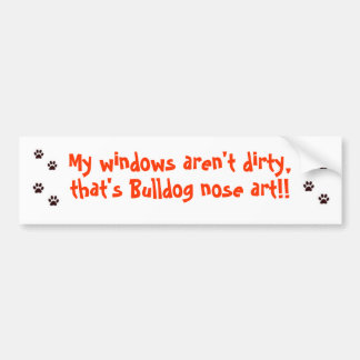 Bulldoggbildekal Bildekal