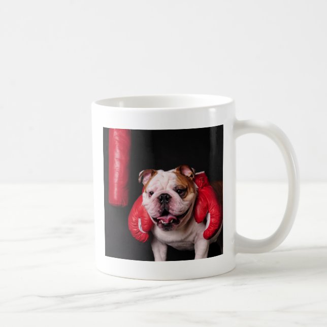 Bulldoggboxare Kaffemugg (Höger)