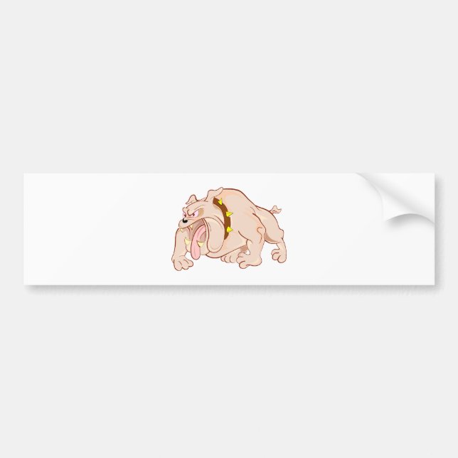 Bulldogge bulldog bildekal (Framsidan)