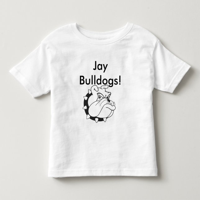 Bulldoggen spårar skjortan tee (Framsida)