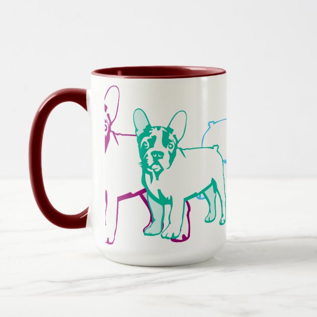 Bulldoggen Tasse Mugg (Vänster)