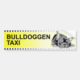 Bulldoggen taxi dekal