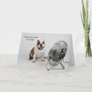 Bulldoggfödelsedagkort Kort