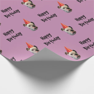 Bulldoggfödelsedagsfesthatt Presentpapper