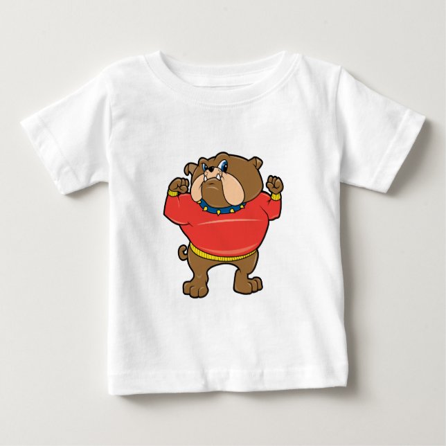 Bulldoggmaskot T-shirt (Framsida)