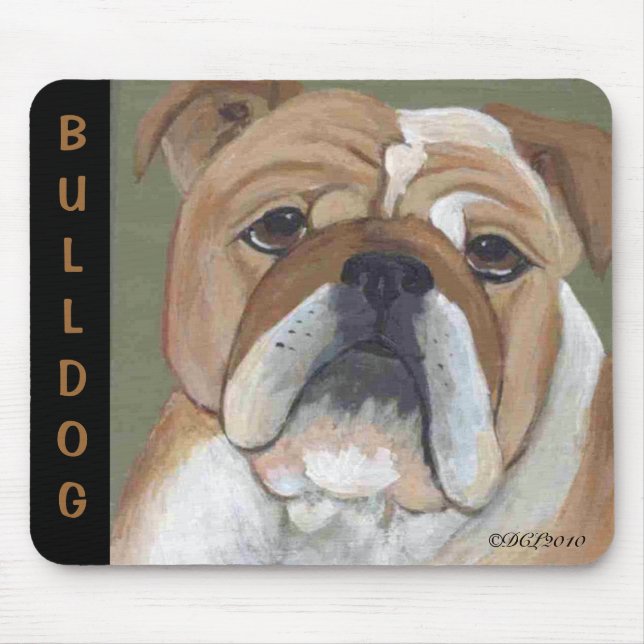 Bulldoggmousepad Musmatta (Framsidan)