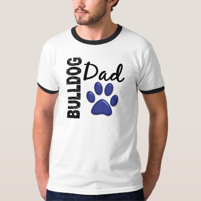 Bulldoggpappa 2 t-shirt (Framsida)