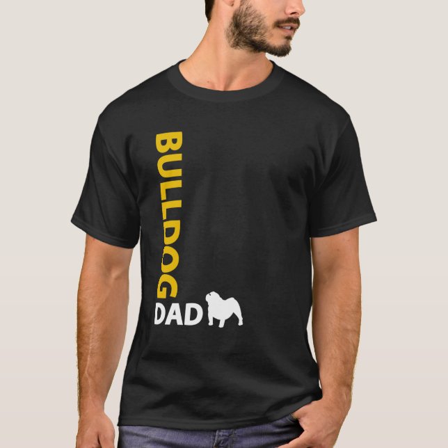 Bulldoggpappa Tröja (Framsida)