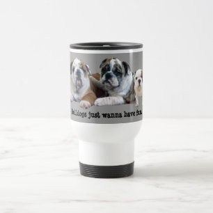 BulldoggTriotravel mug Resemugg