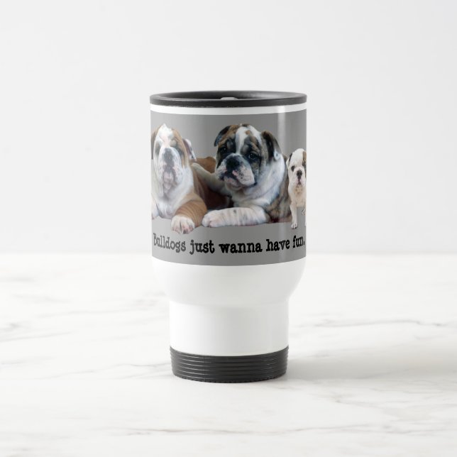 BulldoggTriotravel mug Resemugg (Center)