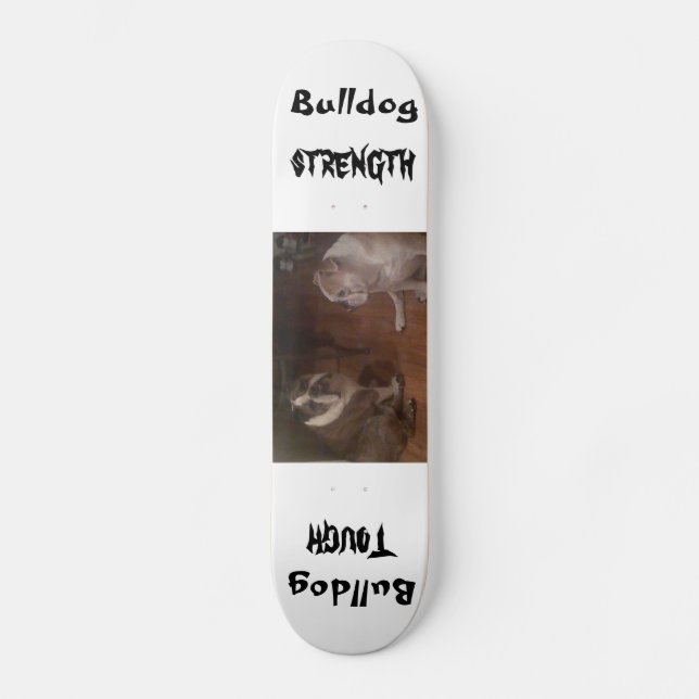 BulldoggtuffSkateboard Mini Skateboard Bräda 18,7 Cm (Framsida)