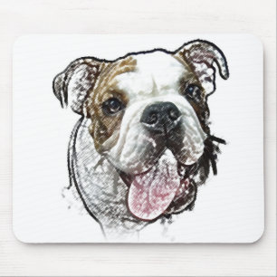 bulldoggvalp musmatta