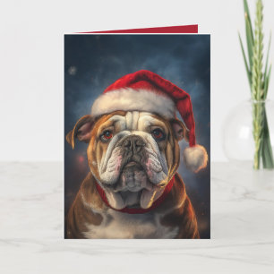 "Bulldogs julönskan" Helgkort