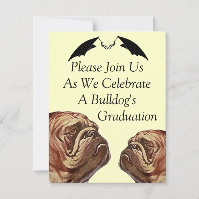 BULLDOGS STUDENTEN INVITATION ~EZ2 CUSTOMIZE INBJUDNINGAR (Framsida)