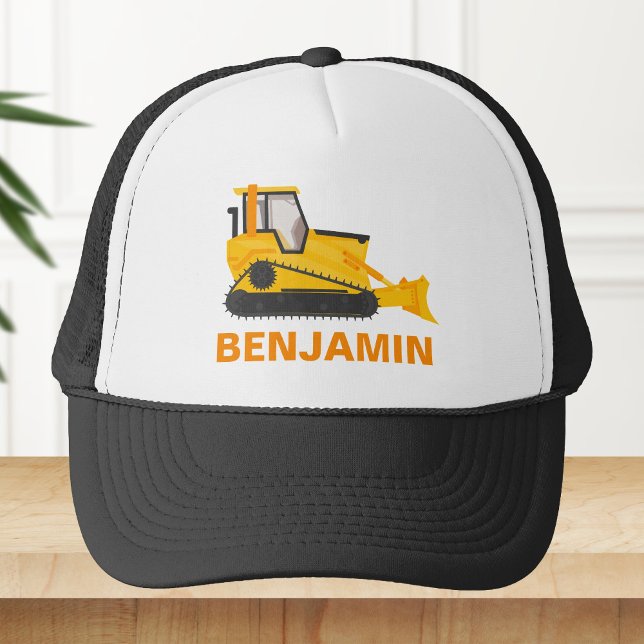 Bulldozer Byggande Barn Keps (Skapare uppladdad)