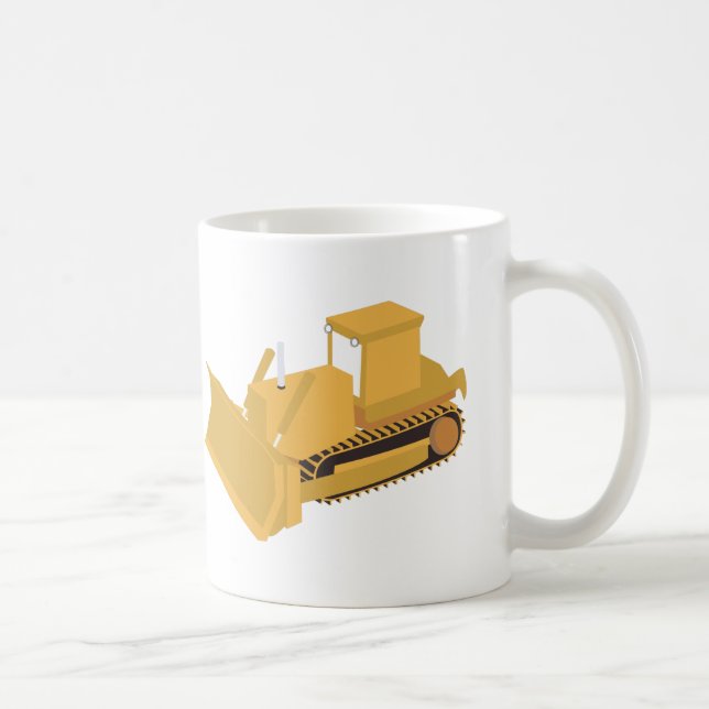 Bulldozer Construction Lastbil Kaffemugg (Höger)