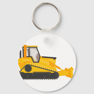 Bulldozer Construction Maskin Nyckelring