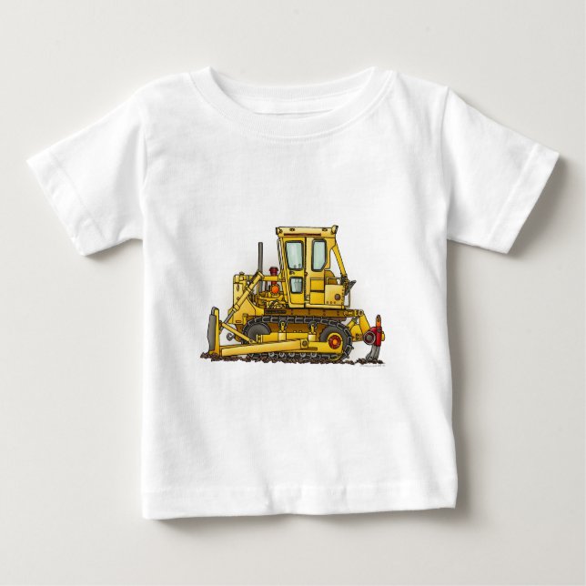 Bulldozer Dozer Infant T-Shirt (Framsida)