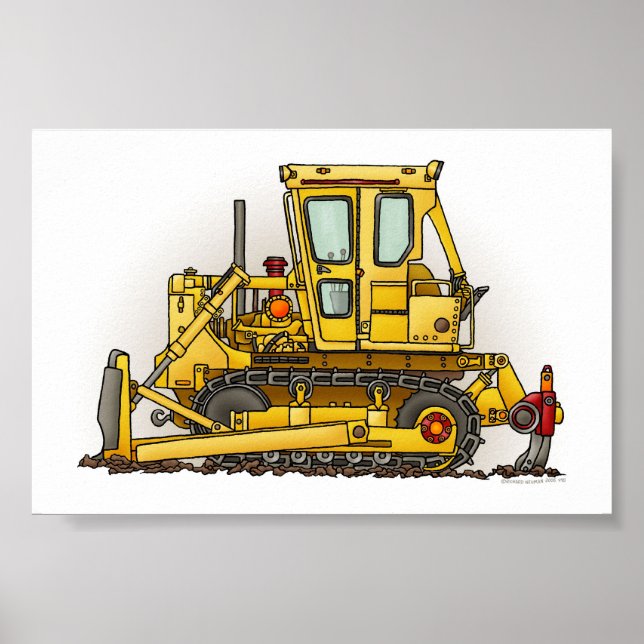 Bulldozer Dozer Poster (Framsidan)