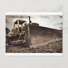Bulldozer-kort Vykort