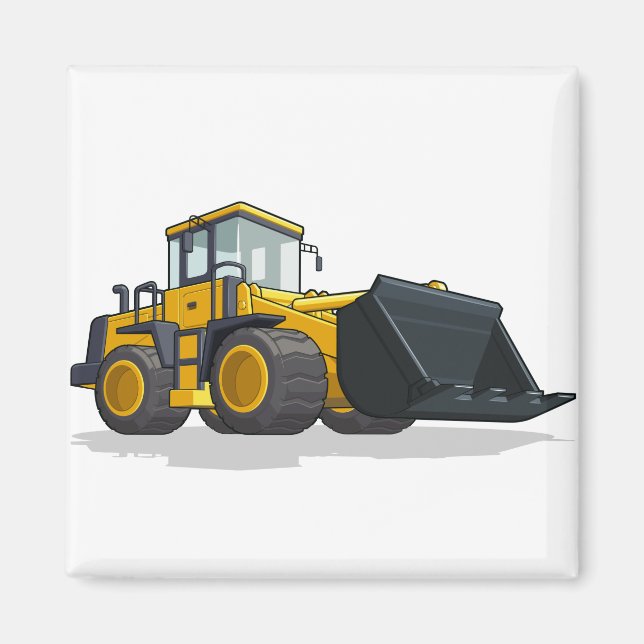 Bulldozer Magnet (Framsidan)