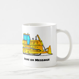Bulldozer Mugg, Excavator Muggar, byggtema Kaffemugg