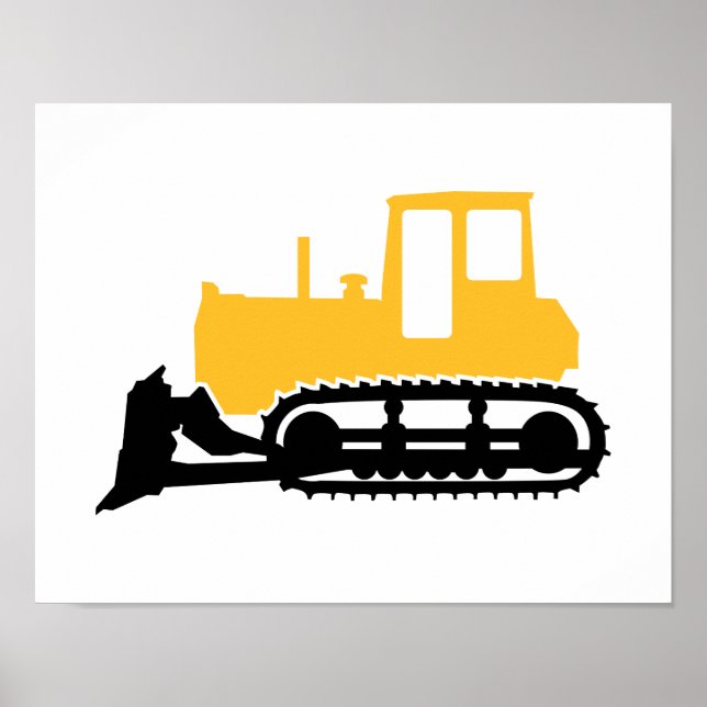 Bulldozer Poster (Framsidan)