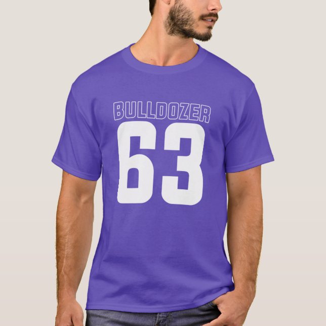 Bulldozer T Shirt (Framsida)
