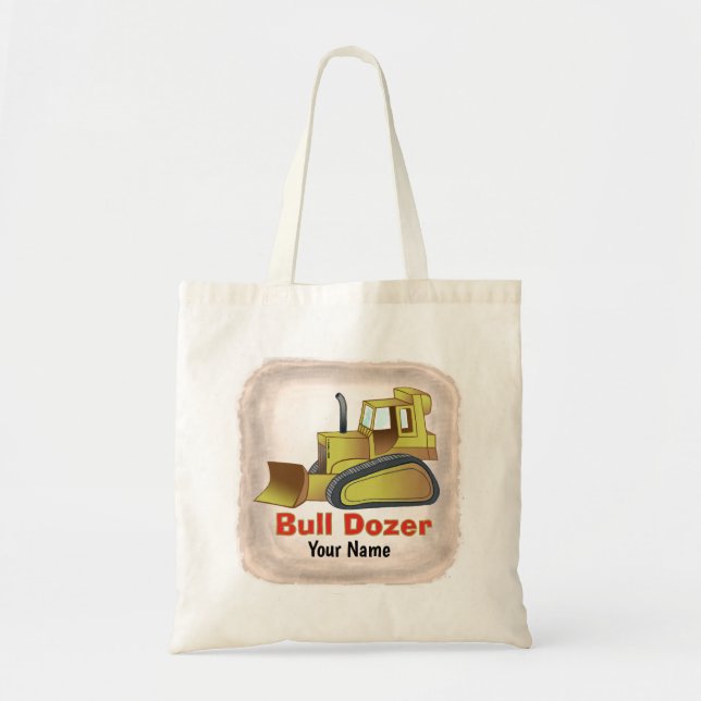 BullDozer Tote Bag Tygkasse (Framsidan)