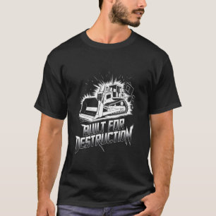 Bulldozerförare Byggnadsarbetare Jordförflyttare T Shirt