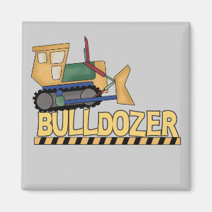 BulldozerTshirts och gåvor Magnet