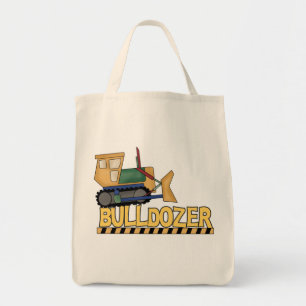 BulldozerTshirts och gåvor Tygkasse