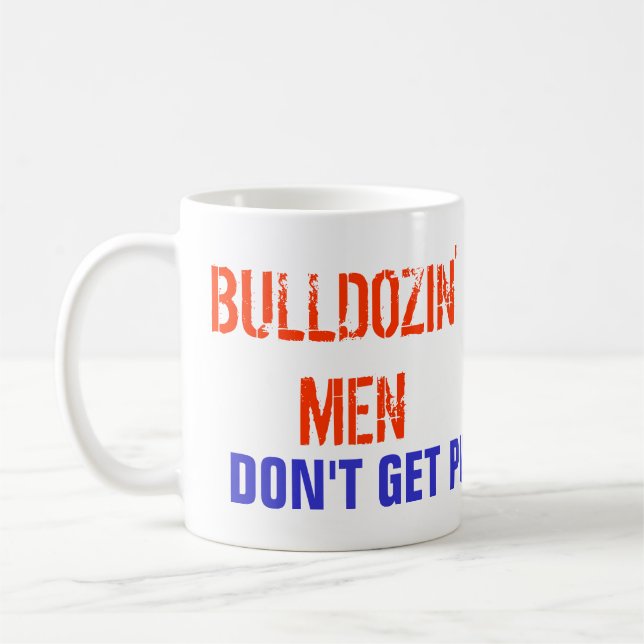 Bulldozin manar kaffemugg (Vänster)