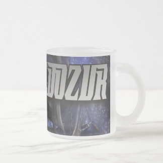 Bulldozur frostad kaffekopp