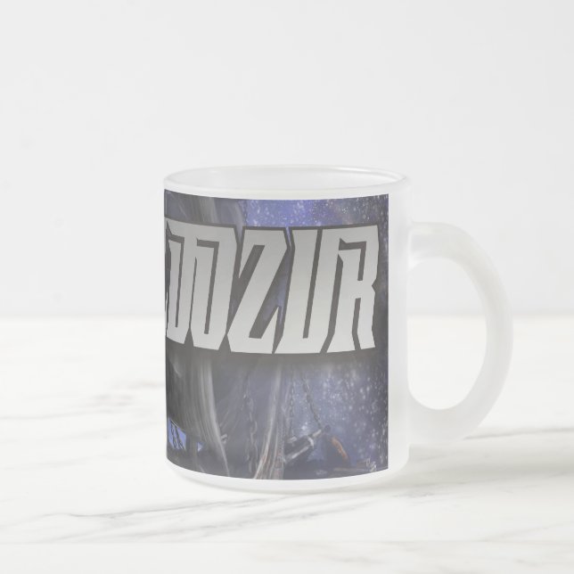Bulldozur frostad kaffekopp (Höger)