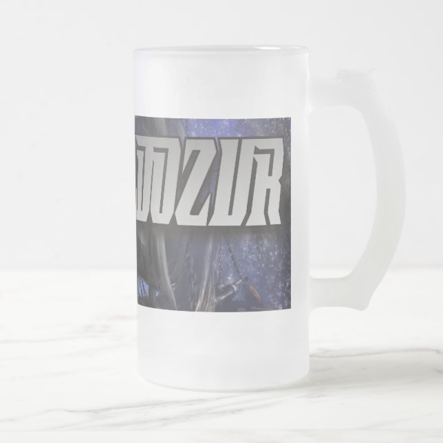Bulldozur frostig Libationmugg Frostat Ölglas (Höger)