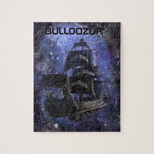 Bulldozur skyttelpussel pussel (Vertikal)