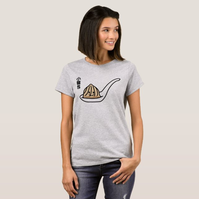 Bulle för summa Xiaolongbao för kinesisk Tee Shirt (Hel framsida)