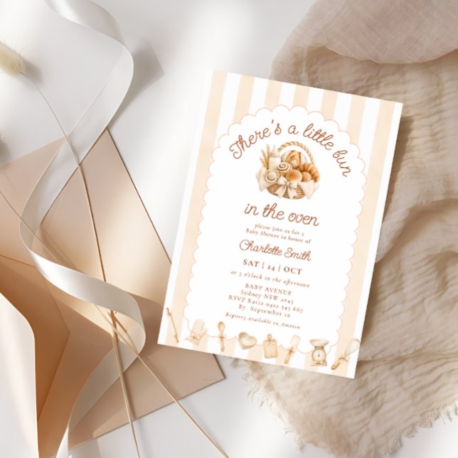Bulle i ugnen Bakery Baby Shower Inbjudningar (Skapare uppladdad)