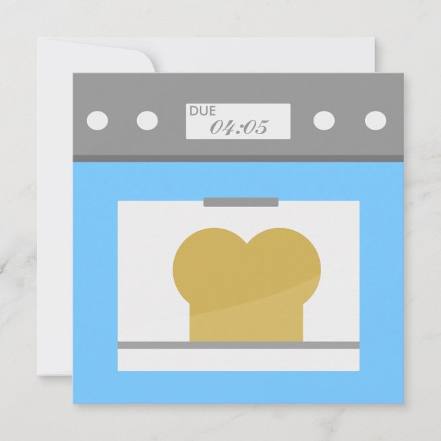 Bulle i ugnen inbjudningar (Framsida)