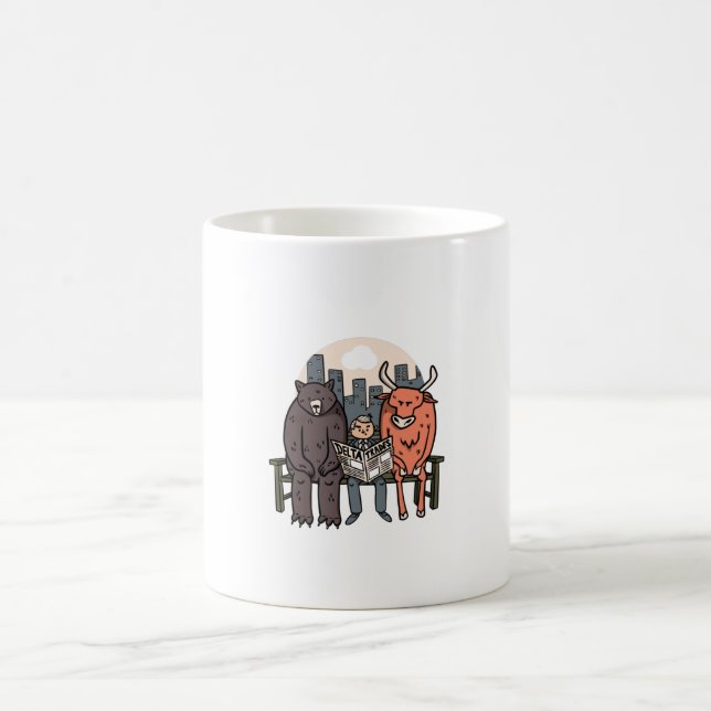 Buller och björn - Lönnkrypto/Lagrar Kaffemugg (Center)