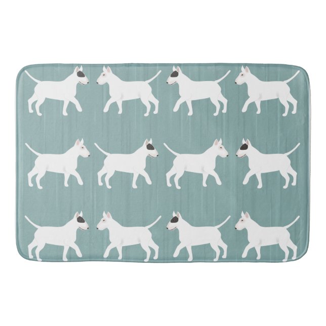 Buller Terrier Bathmat Badrumsmatta (Framsidan)