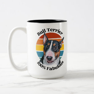 Buller Terrier lustigt citat Two-Tone Coffee Mugg