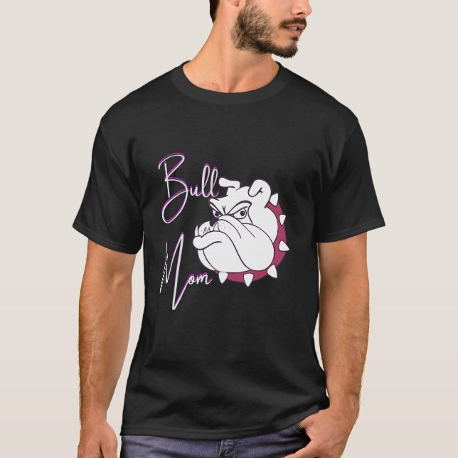 Bullerutrustning för Bull Mamma för Hund T Shirt (Framsida)